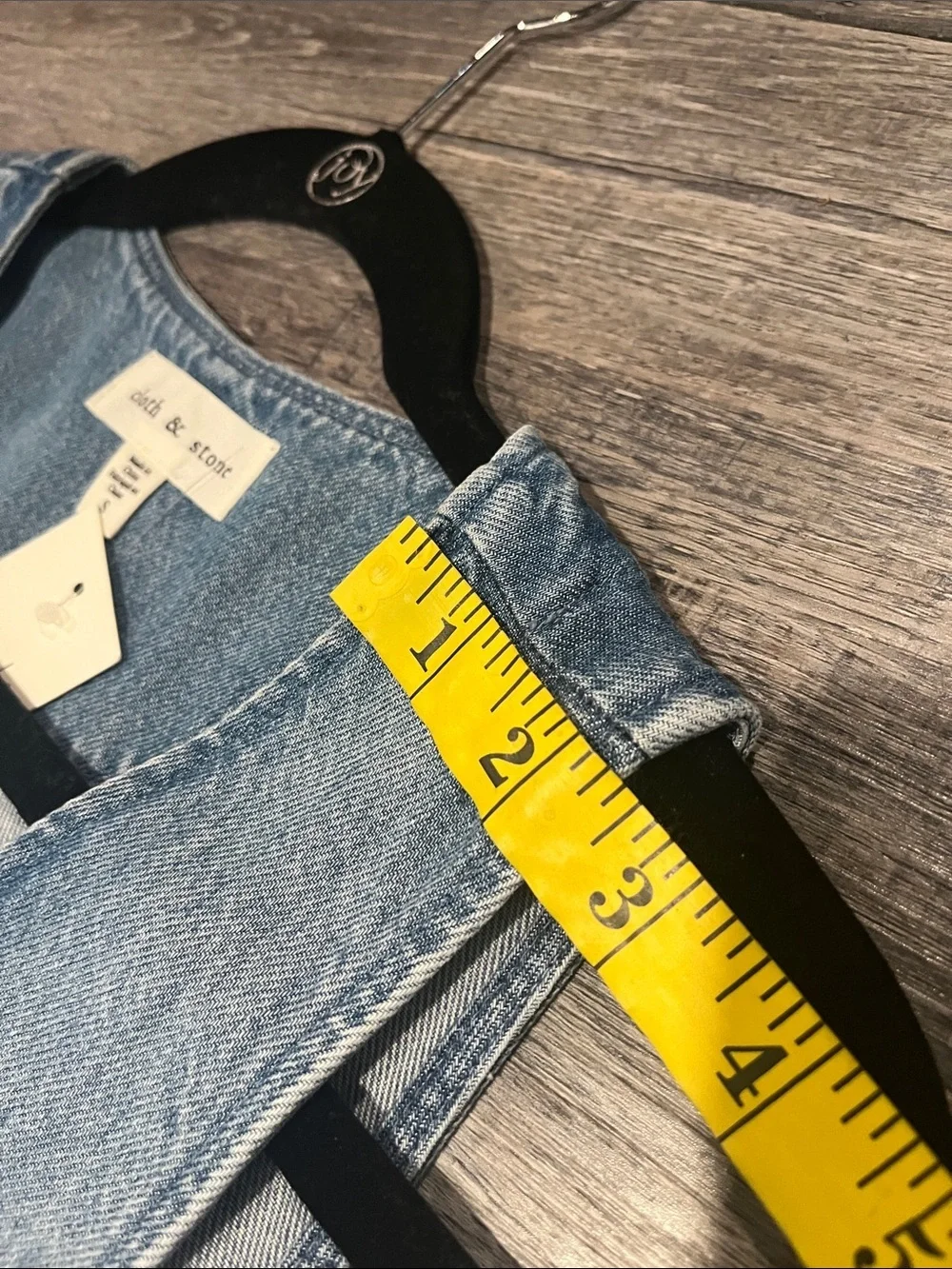 Cloth & Stone Denim Vest Size Small • NWT • Evereve